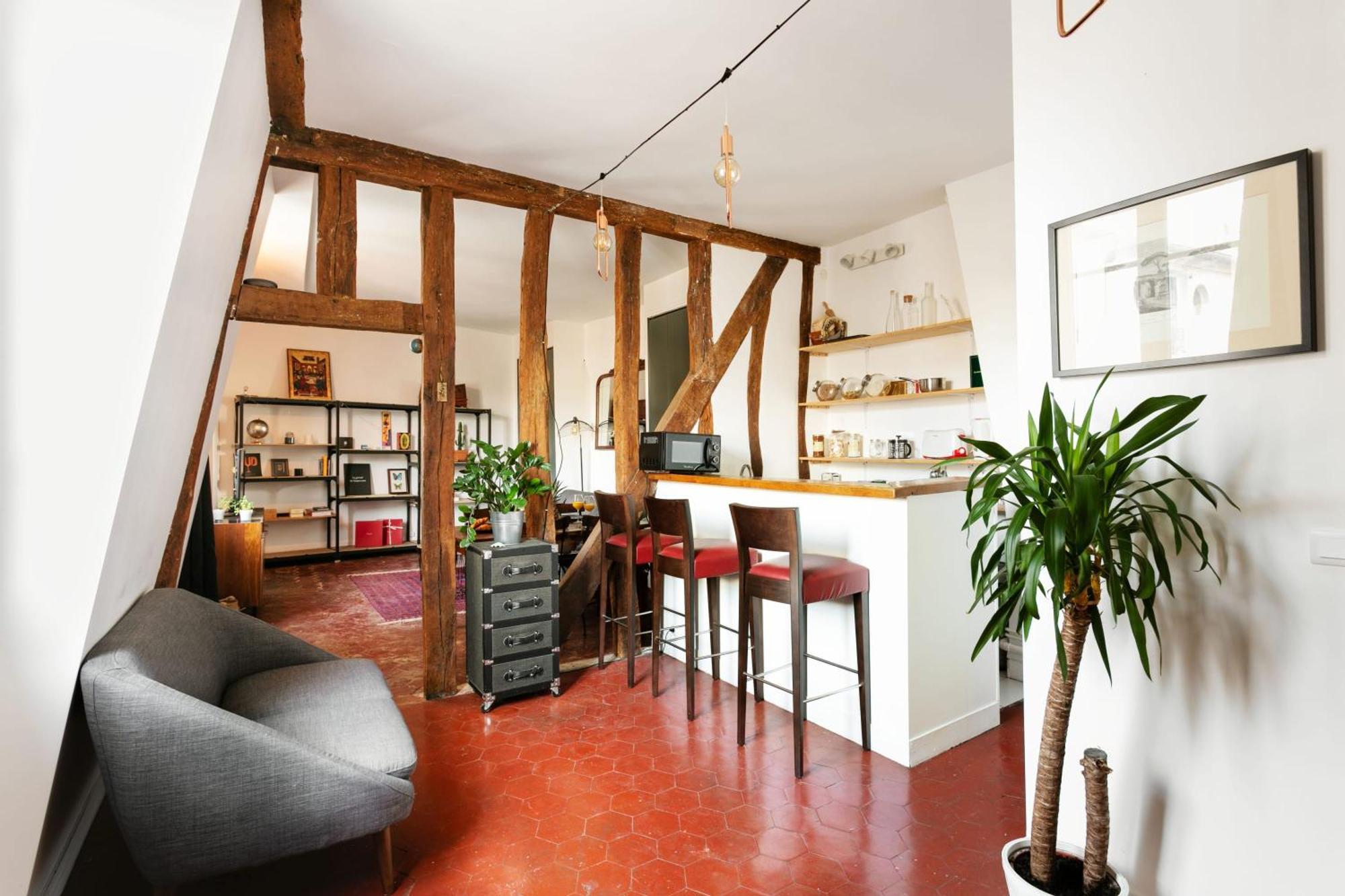 Central Paris 1Br Cozy Apartment ภายนอก รูปภาพ