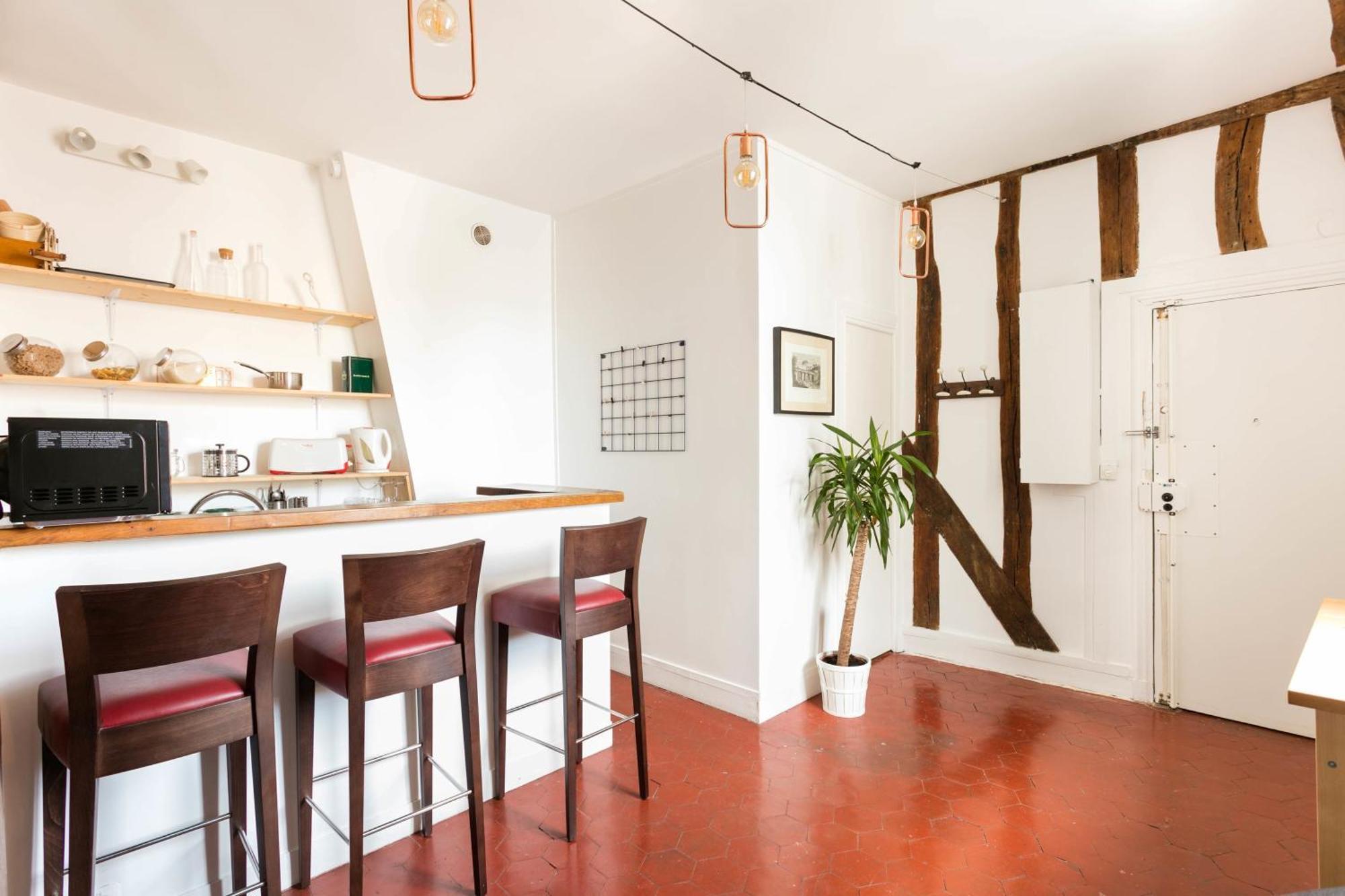 Central Paris 1Br Cozy Apartment ภายนอก รูปภาพ