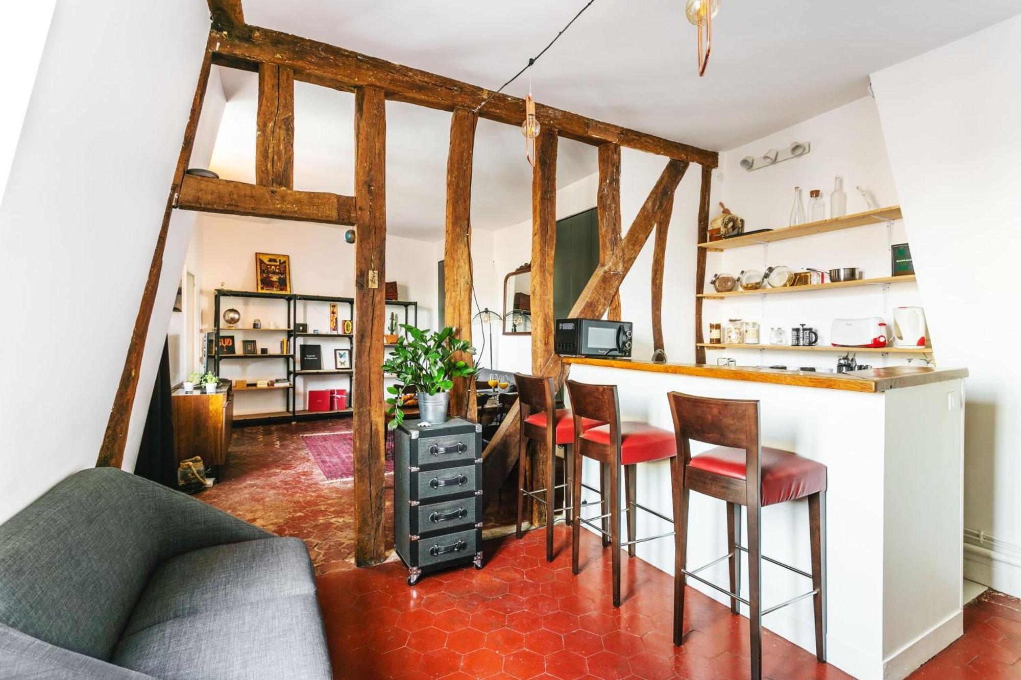 Central Paris 1Br Cozy Apartment ภายนอก รูปภาพ