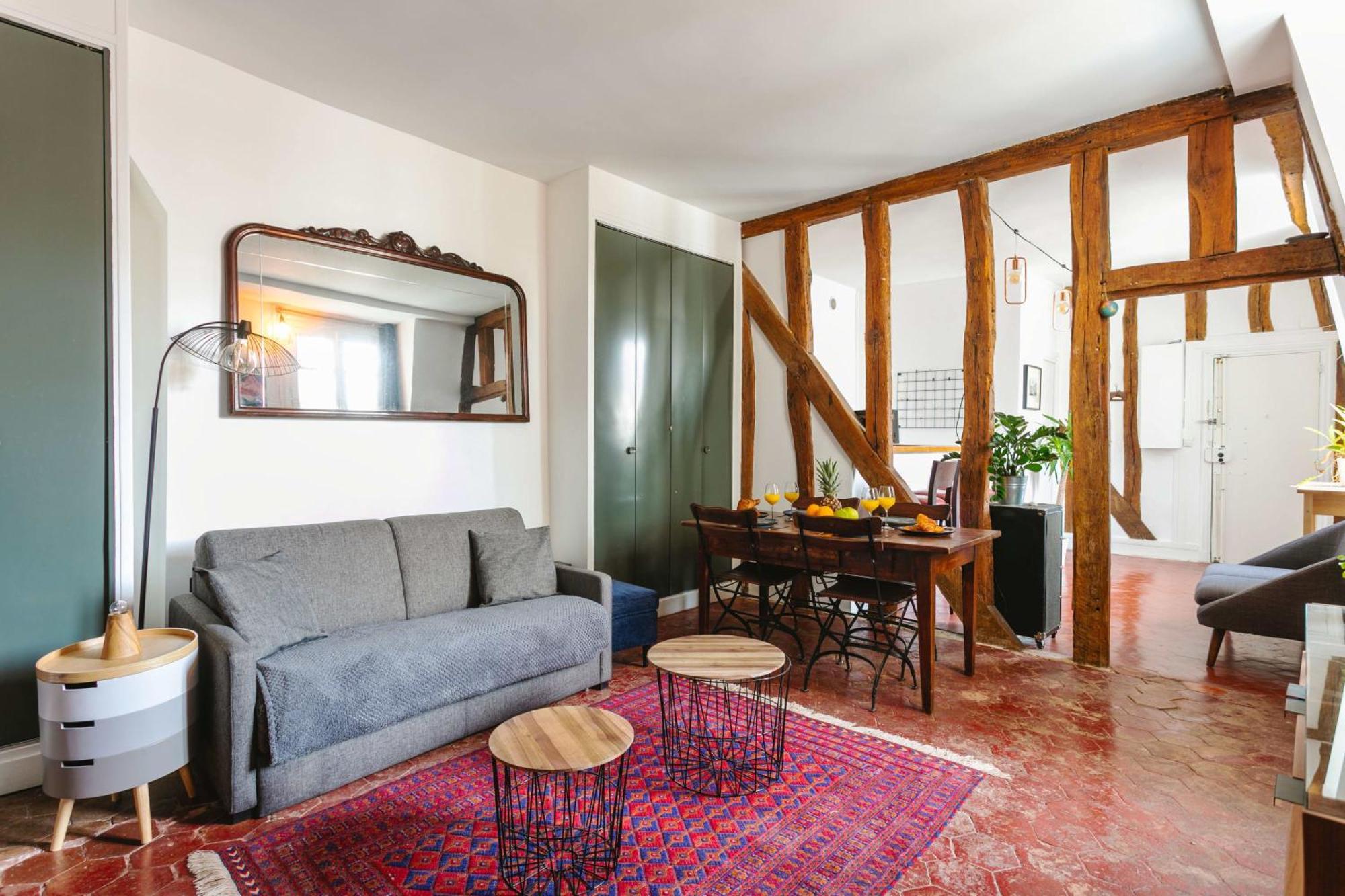 Central Paris 1Br Cozy Apartment ภายนอก รูปภาพ